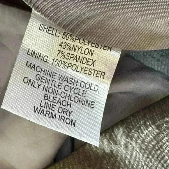 House Of Harlowe 1960 Dark Silver Fitted And Cropped Jacket Medium EUC! - Picture 10 of 10